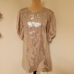 By Malene Birger Silver Linen Blend dress